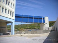 Tower block, used for more modern purposes now, still standing on the old hoverport site